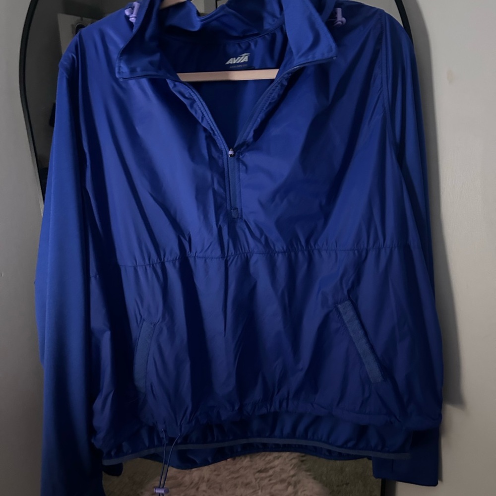 Avia Blue Ski Jacket with Water-Resistant Fabric